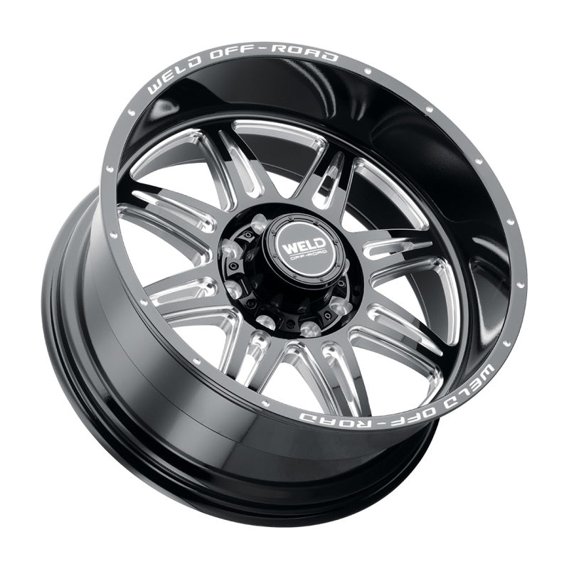 Weld Cheyenne W132 Series 20x10 / 8x170 BP / -18 Offset / 4.75 BS / 125.1 Bore - Gloss Black MIL-thumbmail-2