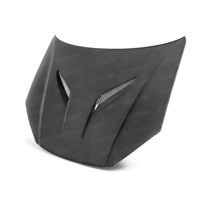 Seibon 13-16 Hyundai Genesis Coupe OE Carbon Fiber Hood-thumbmail-2