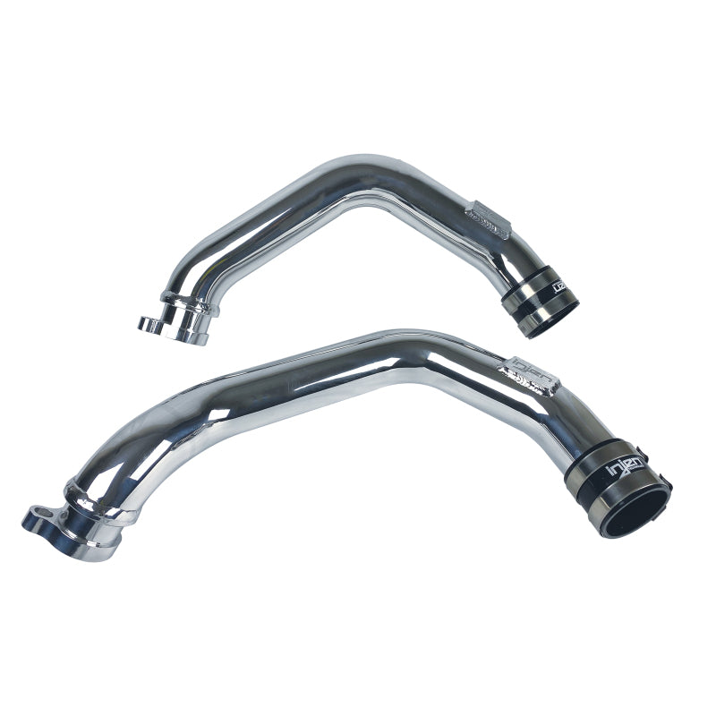 Injen 15-16 BMW M3 (F80) L6 Twin Turbo Polished Intercooler Charge Pipe w/ 1/8in Female NPT Bungs-thumbmail-1
