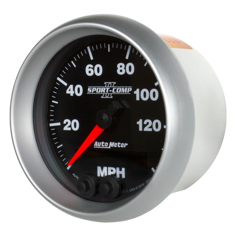 Autometer Sport-Comp II 3-3/8in 0-140MPH In-Dash Electronic GPS Programmable Speedometer-thumbmail-4