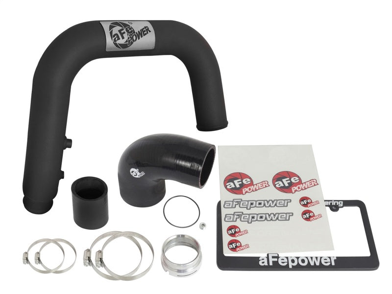 aFe BladeRunner 2.5in Black IC Tube Hot Side w/ Coupling & Clamp Kit 2016 GM Colorado/Canyon 2.8L-thumbmail-8