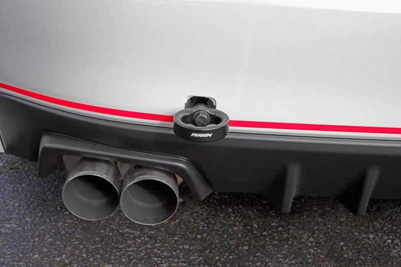 Perrin 15-19 Subaru WRX/STI Tow Hook Kit (Rear) - Black-thumbmail-2