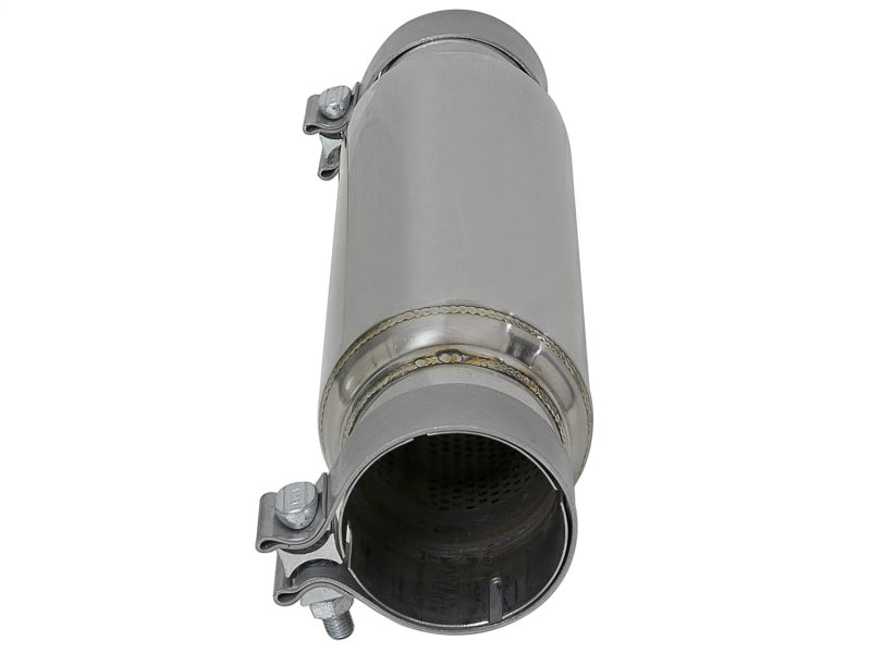 aFe MACH Force-Xp 409 SS Resonator 3in. Inlet/Outlet / 4in. Diameter / 12in. Body / 16in. Length-thumbmail-3