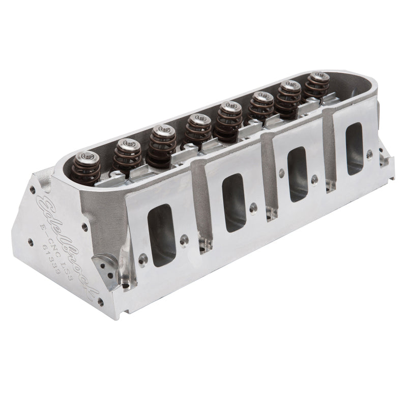 Edelbrock Cylinder Head Victor Jr LS3 GM Gen III/IV (4-Bolt Flange) Standard Block Complete-thumbmail-10