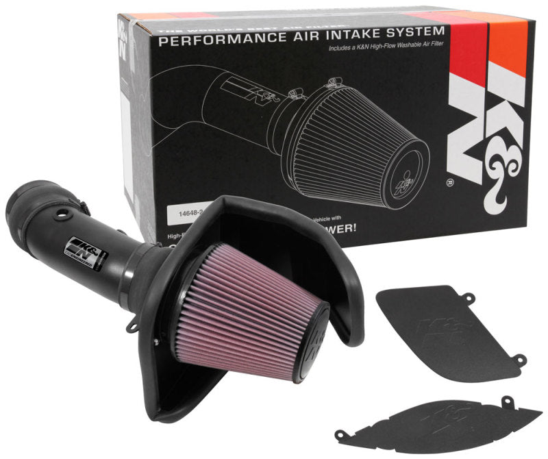 K&N 2017 Dodge Challenger Hellcat SC V8-6.2L F/l Typhoon Air Intake-thumbmail-14