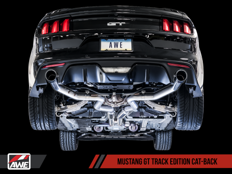AWE Tuning S550 Mustang GT Cat-back Exhaust - Track Edition (Diamond Black Tips)-thumbmail-2