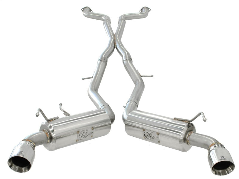 aFe Takeda 2.5inch SS Exhaust Cat-Back 09-13 Nissan 370Z V6 3.7L Polished Tips-thumbmail-5