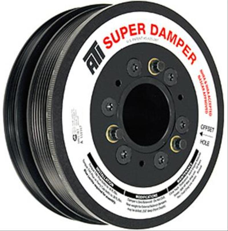 ATI Damper - 5.67in - Alum - 6/4 Grv - 25 Percent UD - LS1/LS2 - F & V Body - 10 Per UD A/C - 1Pc-thumbmail-1