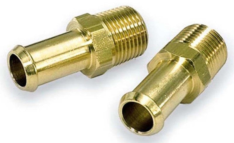 Moroso Fuel Hose Fitting - 1/2in NPT to 3/8in Hose - Brass - Single-thumbmail-1