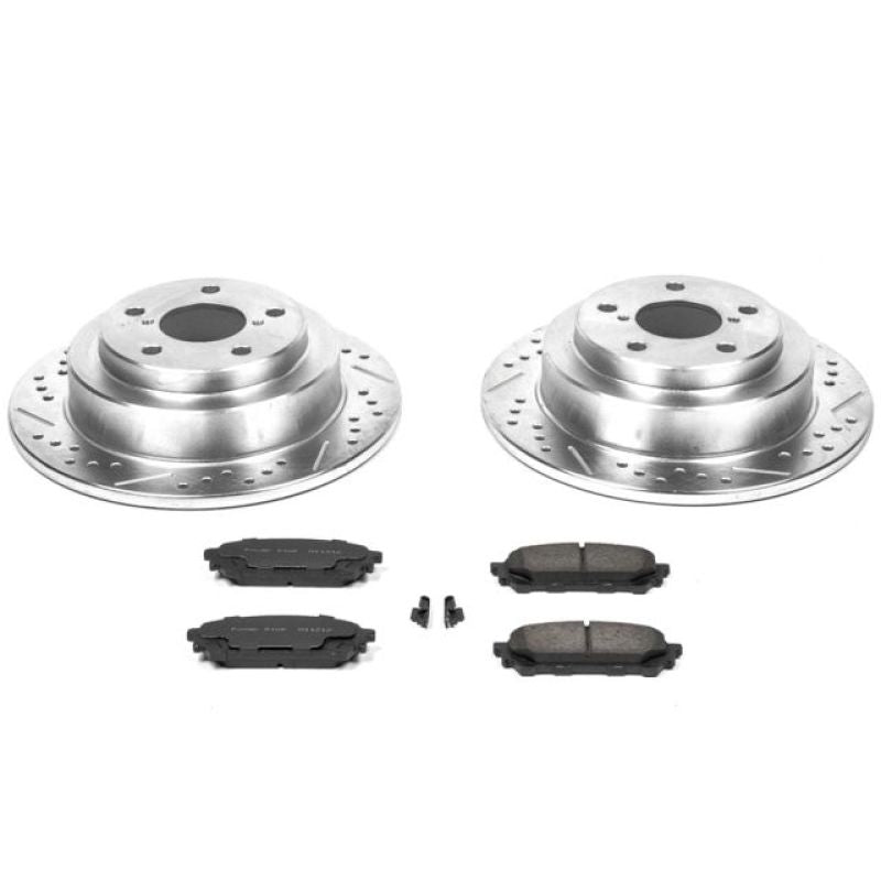 Power Stop 05-06 Saab 9-2X Rear Z23 Evolution Sport Brake Kit-thumbmail-1