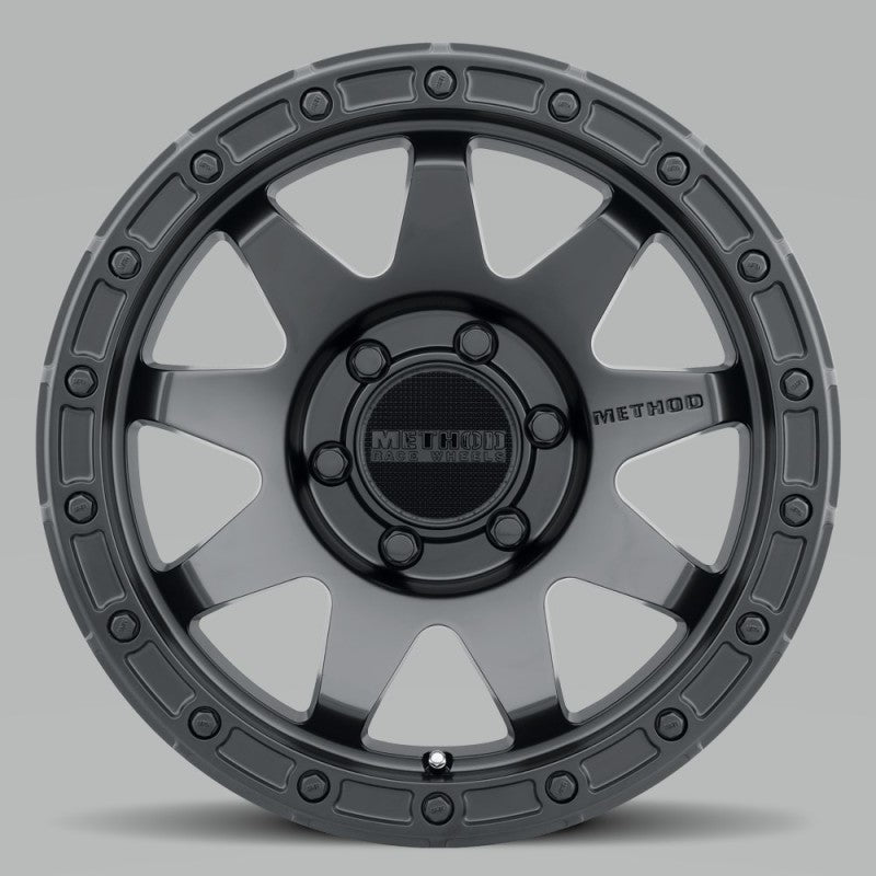 Method MR317 18x9 +3mm Offset 6x5.5 106.25mm CB Matte Black Wheel-thumbmail-1