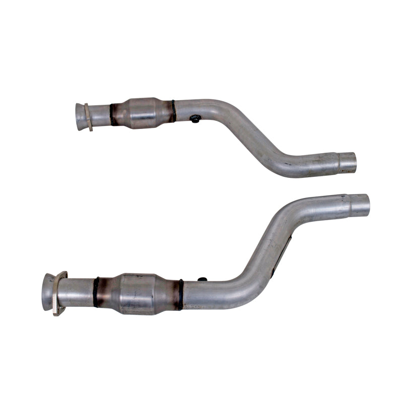 BBK 05-15 Dodge Challenger Charger Short Mid X Pipe w Catalytic Converters 2-3/4 For LT Headers-thumbmail-8
