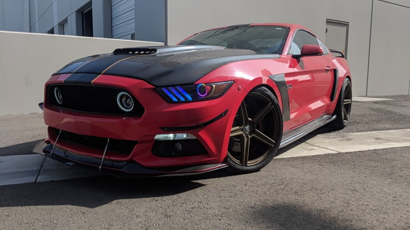 Oracle 15-17 Ford Mustang V6/GT/Shelby Dynamic DRL Upgrade w/ Halo Kit - ColorSHIFT - Dynamic-thumbmail-11