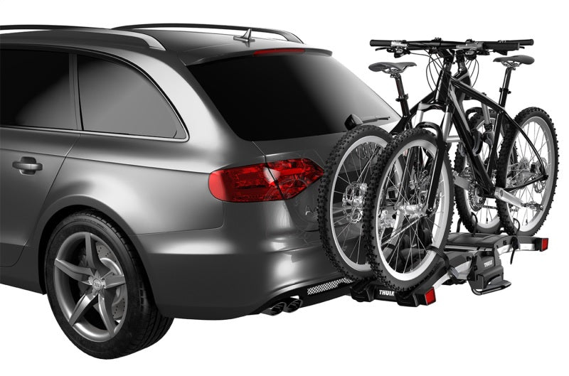 Thule EasyFold XT 2 - Fully Foldable Platform Hitch Bike Rack (Up to 2 Bikes) - Black/Silver-thumbmail-6