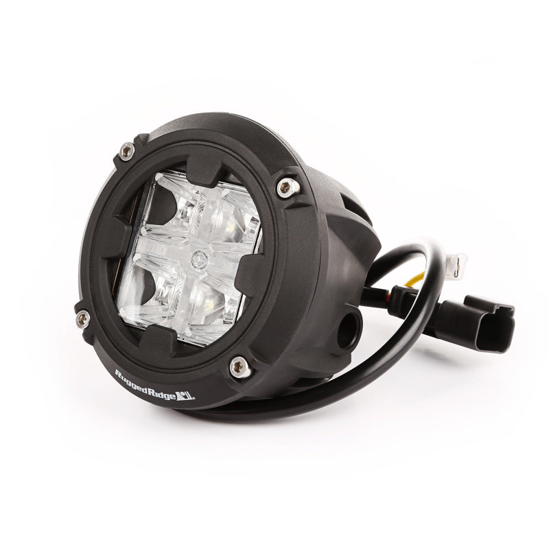 Rugged Ridge Round LED Light 3.5in Combo High/Low Beam-thumbmail-1