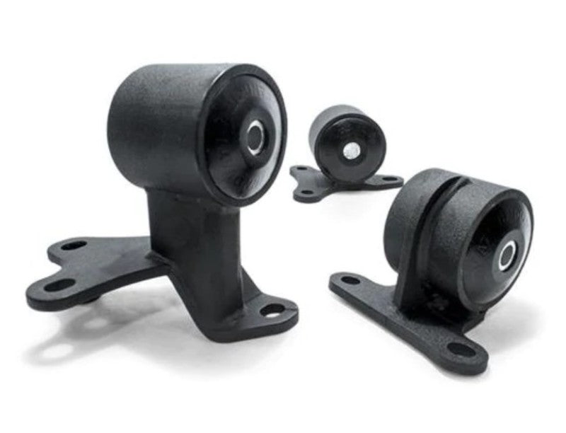 Innovative 90-93 Accord F-Series Black Steel Mounts 85A Bushings (Auto to Manual)-thumbmail-1
