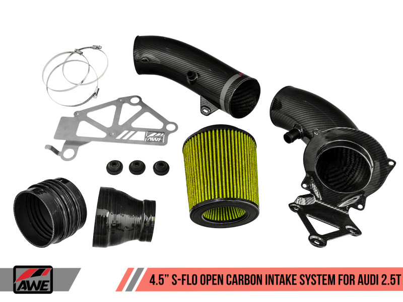 AWE Tuning Audi RS3 / TT RS S-FLO Open Carbon Fiber Intake-thumbmail-4