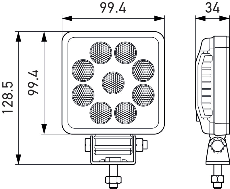 Hella ValueFit LED Work Light PS1000 LED MV CR LT-thumbmail-2
