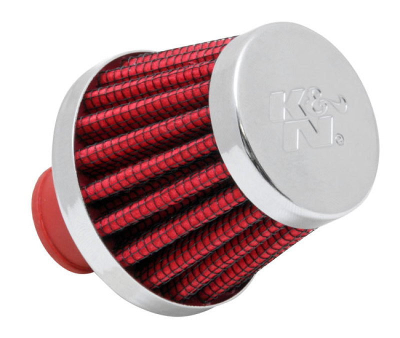 K&N 2in Base OD x .375in Flange ID x 1.75in H Rubber Base Crankcase Vent Filter-thumbmail-2
