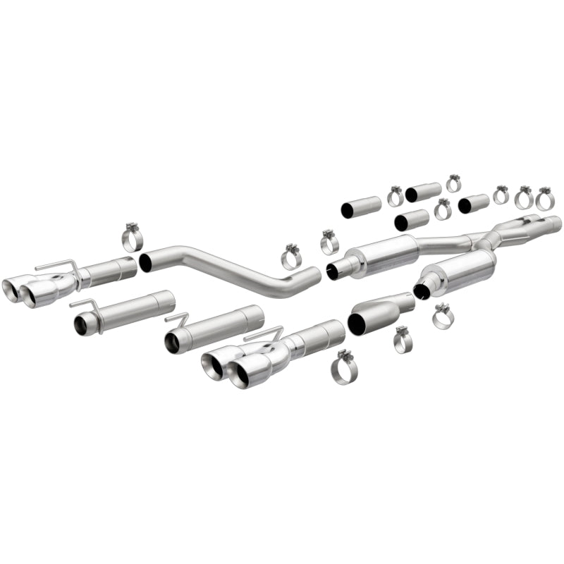 MagnaFlow 2017+ Dodge Challenger 409 SS Polished 3in Quad Tips Cat-Back Exhaust-thumbmail-1