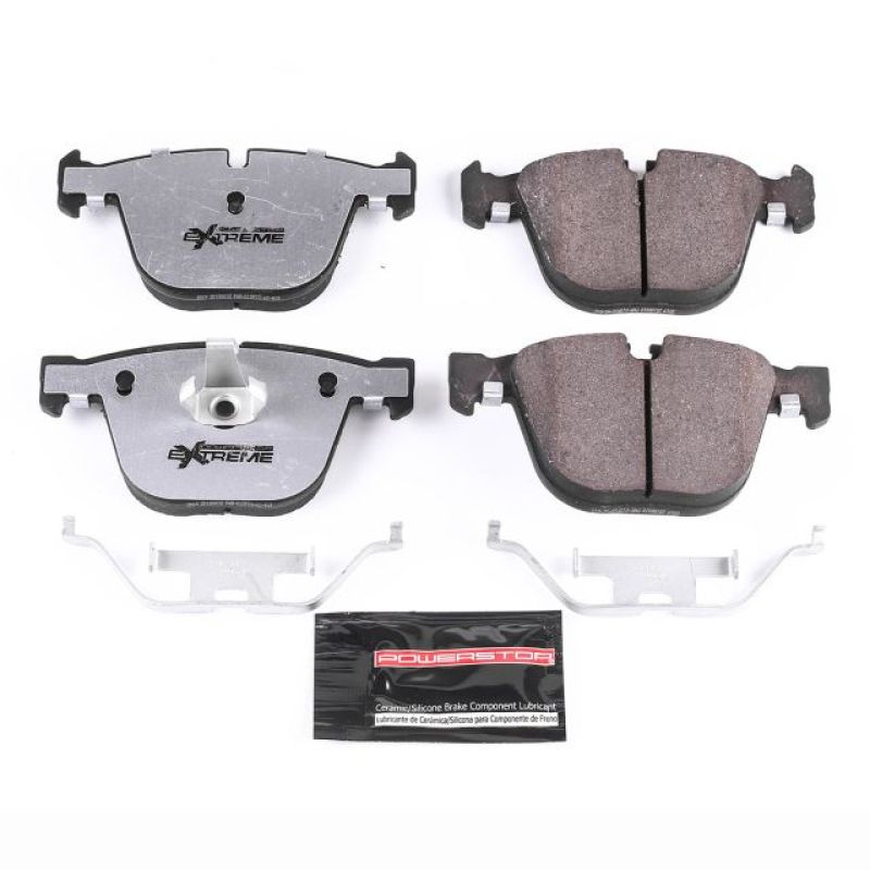Power Stop 2011 BMW 1 Series M Rear Z26 Extreme Street Brake Pads w/Hardware-thumbmail-1