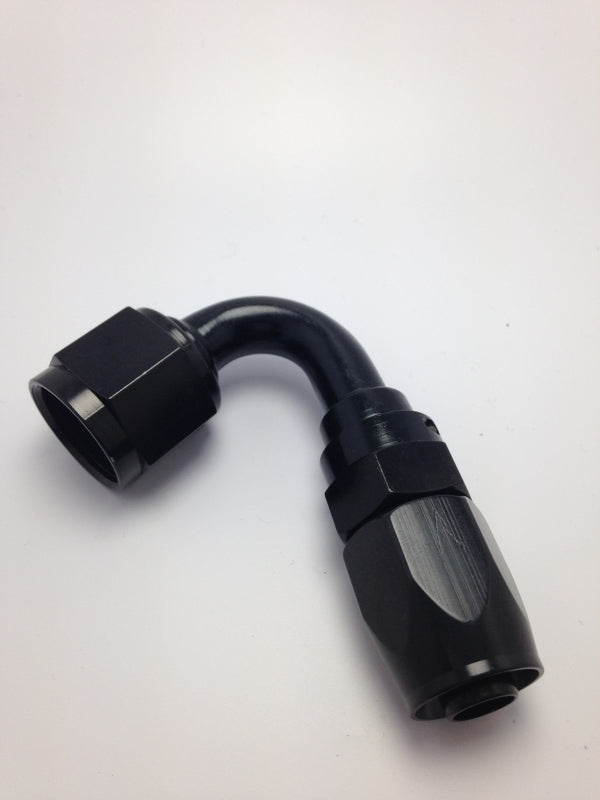 Fragola -6AN Nut x -8AN Hose 120 Degree Expanding Hose End - Black-thumbmail-1
