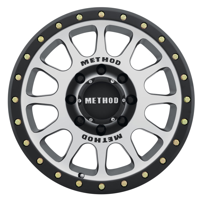 Method MR305 NV 17x8.5 0mm Offset 8x6.5 130.81mm CB Machined/Black Street Loc Wheel-thumbmail-2