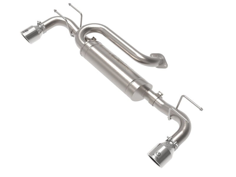 aFe 19-22 Mazda 3 L4 2.5L Takeda 3in to 2-1/2in 304 Stainless Steel Axle-Back Exhaust w/Polished Tip-thumbmail-1