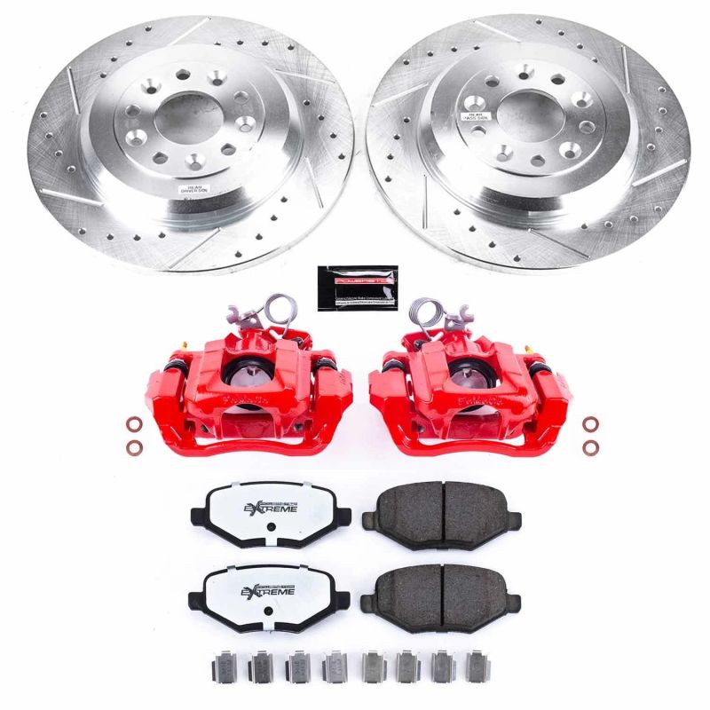 Power Stop 11-15 Ford Edge Rear Z36 Truck & Tow Brake Kit w/Calipers-thumbmail-1