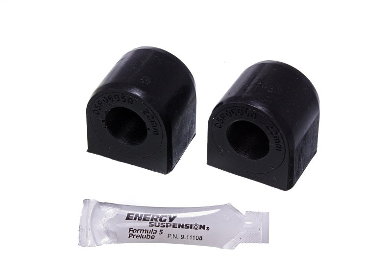 Energy Suspension 06-13 Audi A3 / 12-13 VW Golf R Black 22mm Front Sway Bar Bushing Set-thumbmail-1