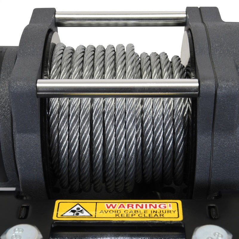 Superwinch 3500 LBS 12V DC 7/32 in x 32 ft Steel Rope Terra 3500 Winch - Gray Wrinkle-thumbmail-5