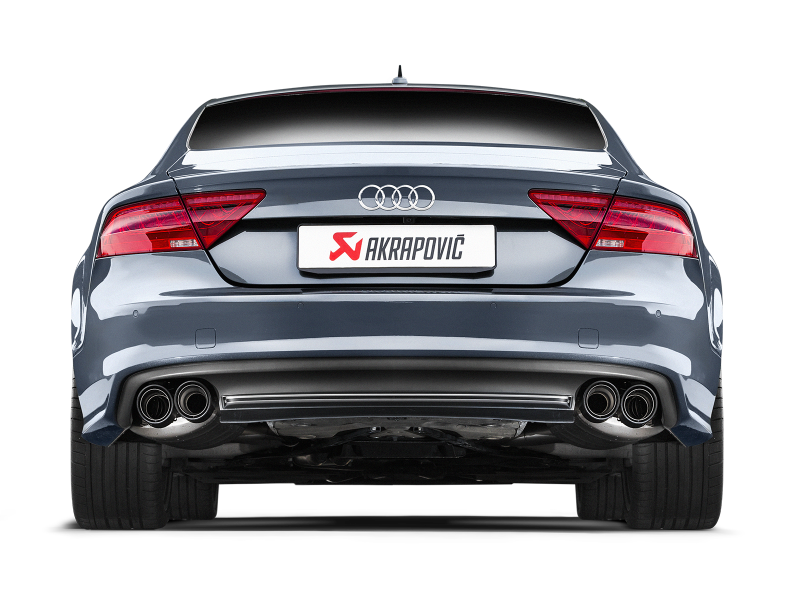 Akrapovic 13-17 Audi S6 Avant/Limousine (C7) Evolution Line Cat Back (Titanium) w/ Carbon Tips-thumbmail-6