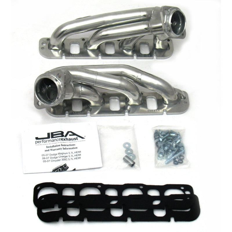 JBA 09-20 Chrysler 5.7L HEMI 1-3/4in Primary Silver Ctd Cat4Ward Header-thumbmail-2