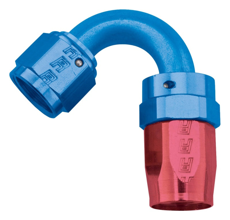 Russell Performance -12 AN Red/Blue 120 Degree Full Flow Swivel Hose End (With 1-1/8in Radius)-thumbmail-2