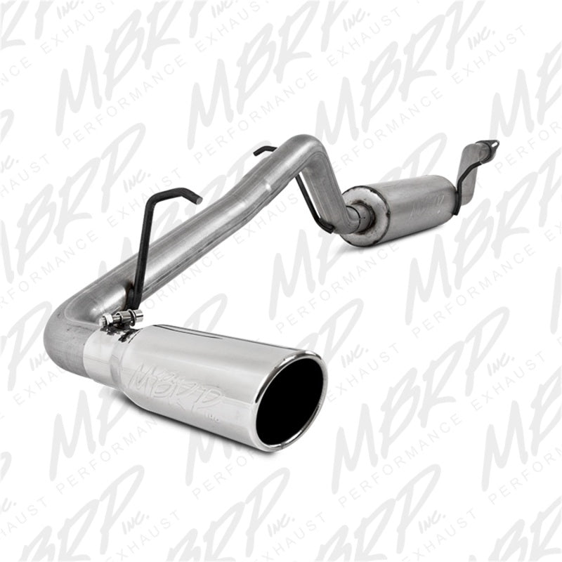 MBRP 04-11 Chevy Colorado / GMC Canyon 2.8L/2.9L/3.5L/3.7L Cat Back Single Side Aluminized Exhaust-thumbmail-2