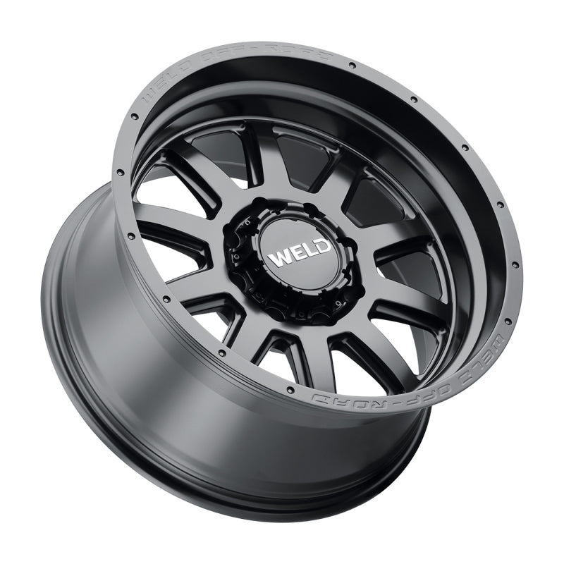 Weld Off-Road W101 20X12 Stealth 8X170 ET-44 BS4.75 Satin Black 125.1-thumbmail-2