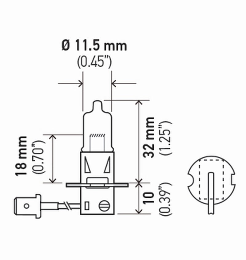 Hella Bulb H3 12V 55W Pk22S T325 Sb-thumbmail-4