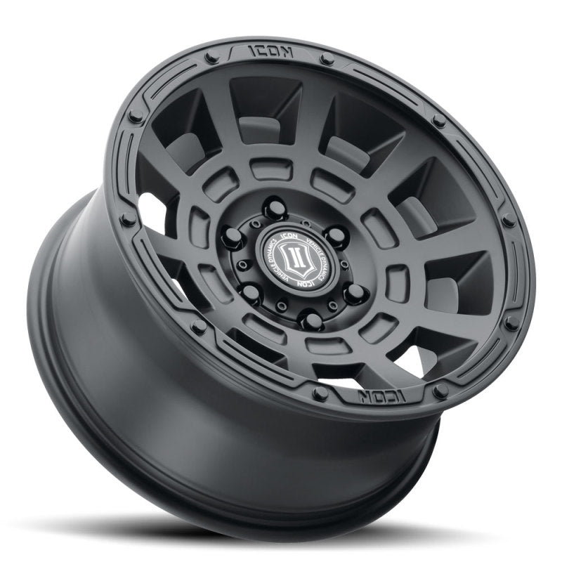 ICON Thrust 17x8.5 6x120 0mm Offset 4.75in BS Satin Black Wheel-thumbmail-3