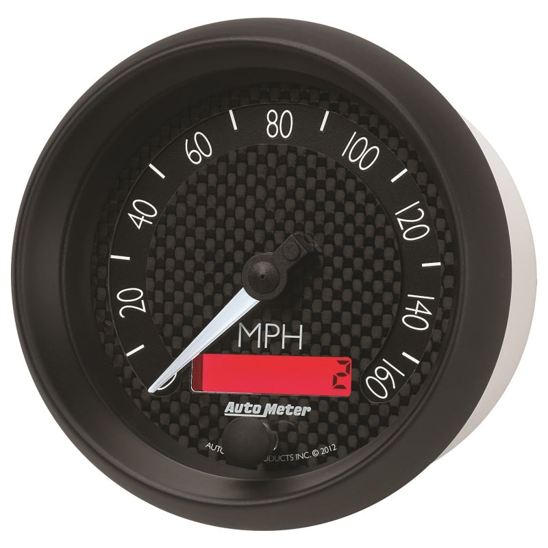 Autometer GT Series 3-3/8in In Dash 0-160 MPH Electronic Programmable Speedometer-thumbmail-3
