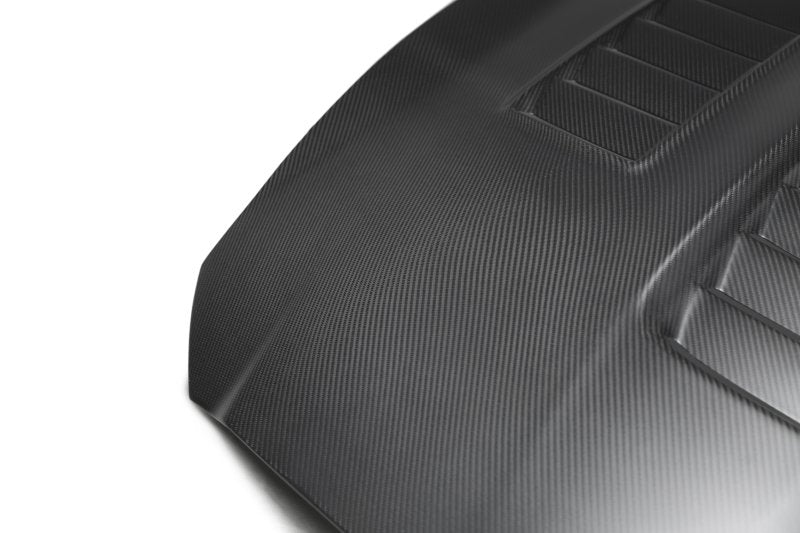 Anderson Composites 15-19 Ford Mustang Shelby GT350 Type-CR Double Sided Carbon Fiber Hood-thumbmail-3