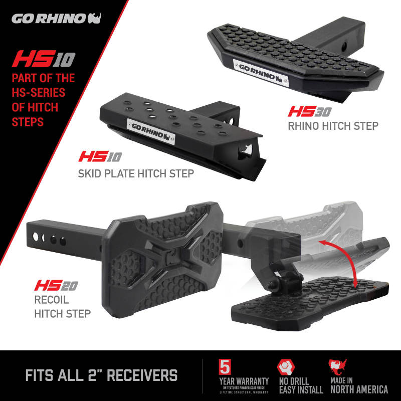 Go Rhino HS-10 Hitch Skid Step-thumbmail-3