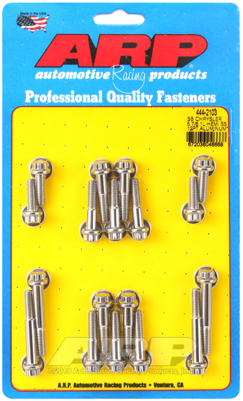 ARP Chrysler Small Block 5.7/6.1L Hemi 12pt Intake Manifold Bolt Kit-thumbmail-1
