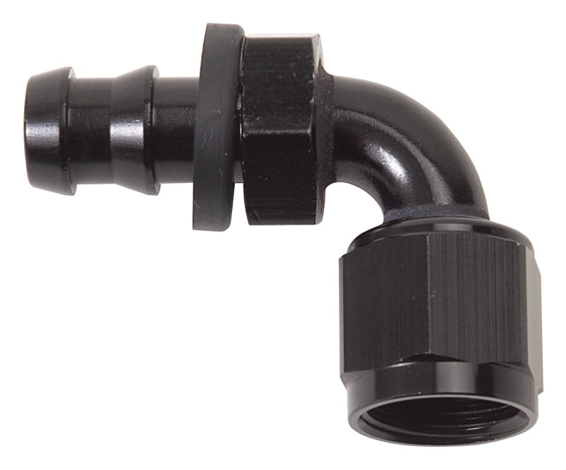 Russell Performance -4 AN Twist-Lok 90 Degree Hose End (Black)-thumbmail-1