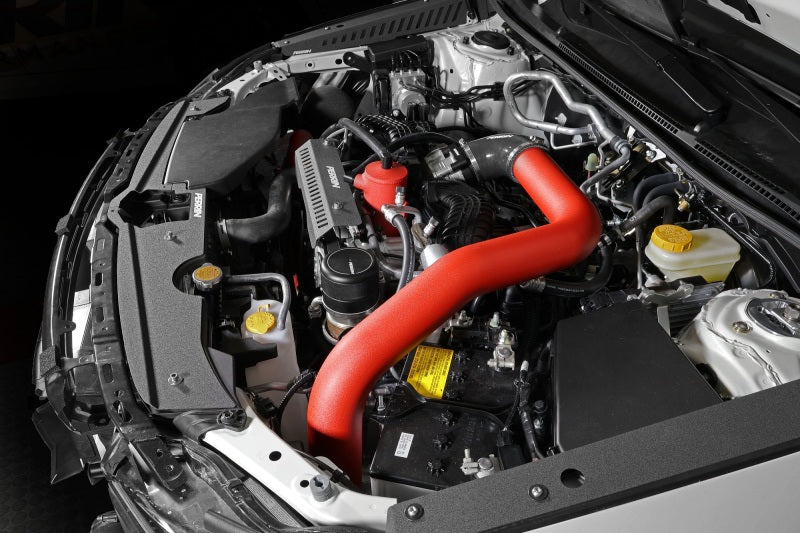 Perrin 22-23 Subaru WRX Front Mount Intercooler Kit (Red Tubes & Black Core)-thumbmail-14