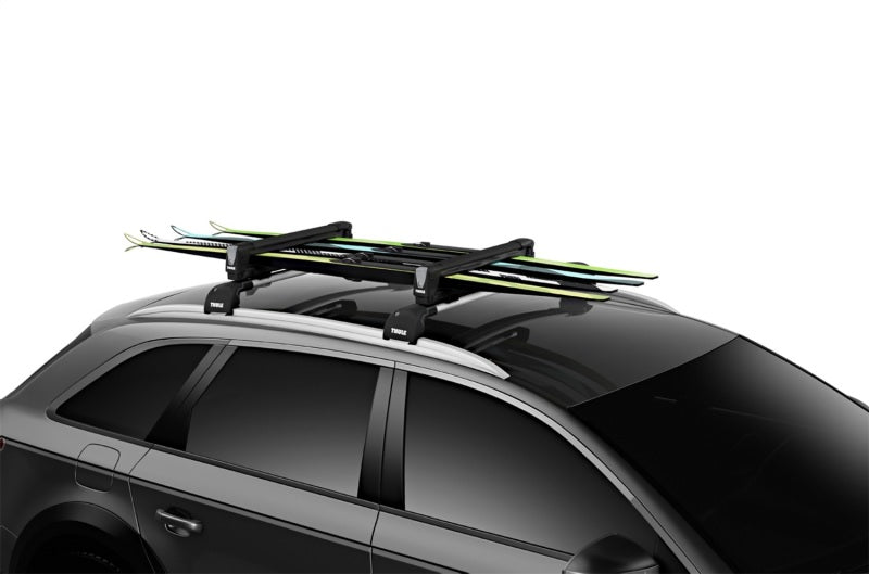 Thule SnowPack L Ski/Snowboard Rack - Black (Up to 6 Pair Skis/4 Snowboards)-thumbmail-4