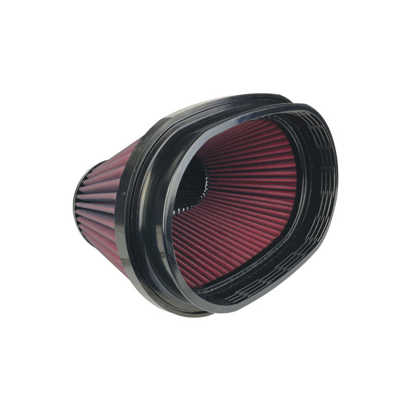 Injen Oiled Air Filter 8.5x5.63in Oval ID / 9.92x7.17in Base / 5.7in HT / 6.865ix4.115in Top-thumbmail-3