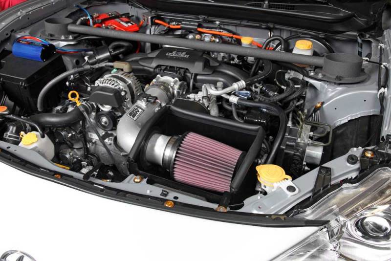 K&N 13 Subaru BRZ 2.0L / 13 Scion FR-S 2.0L Silver 69 Series Typhoon Intake-thumbmail-4
