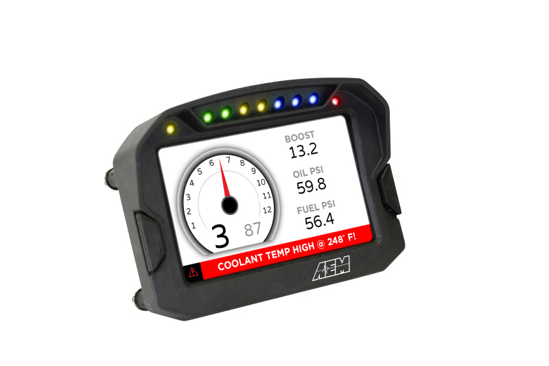 AEM CD-5LG Carbon Logging Digital Dash Display w/ Internal 10Hz GPS & Antenna-thumbmail-7