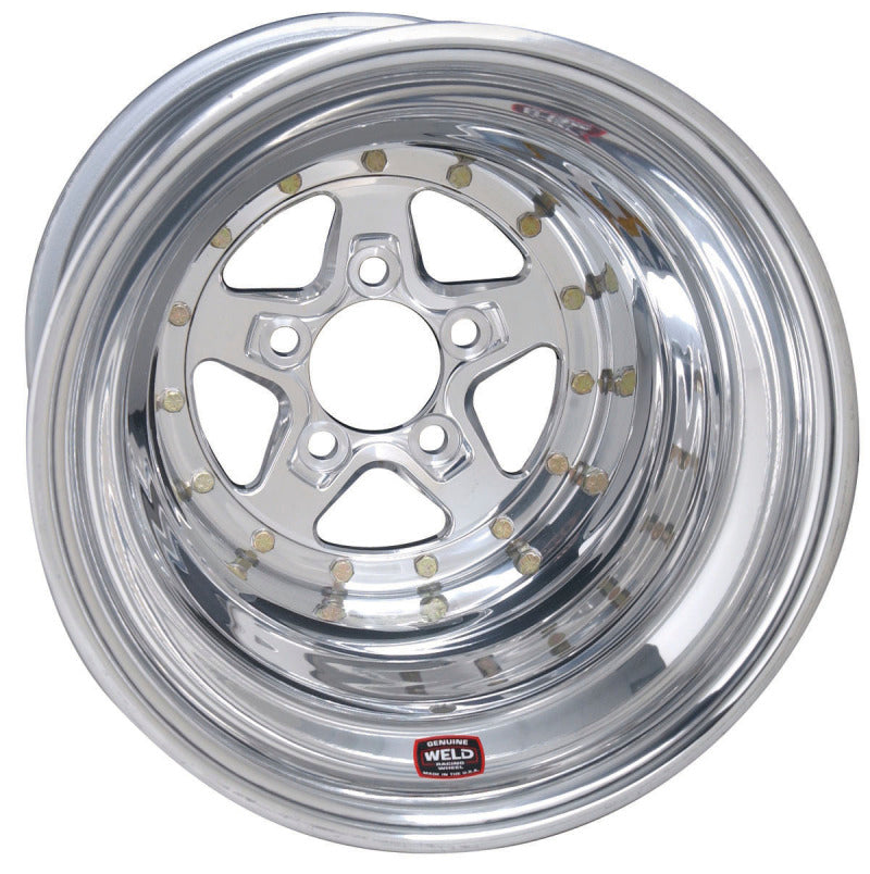 Weld Alumastar 2.0 15x4 / 5x4.75 BP 1.2 / 5in. BS Polished Wheel - Non-Beadlock-thumbmail-1