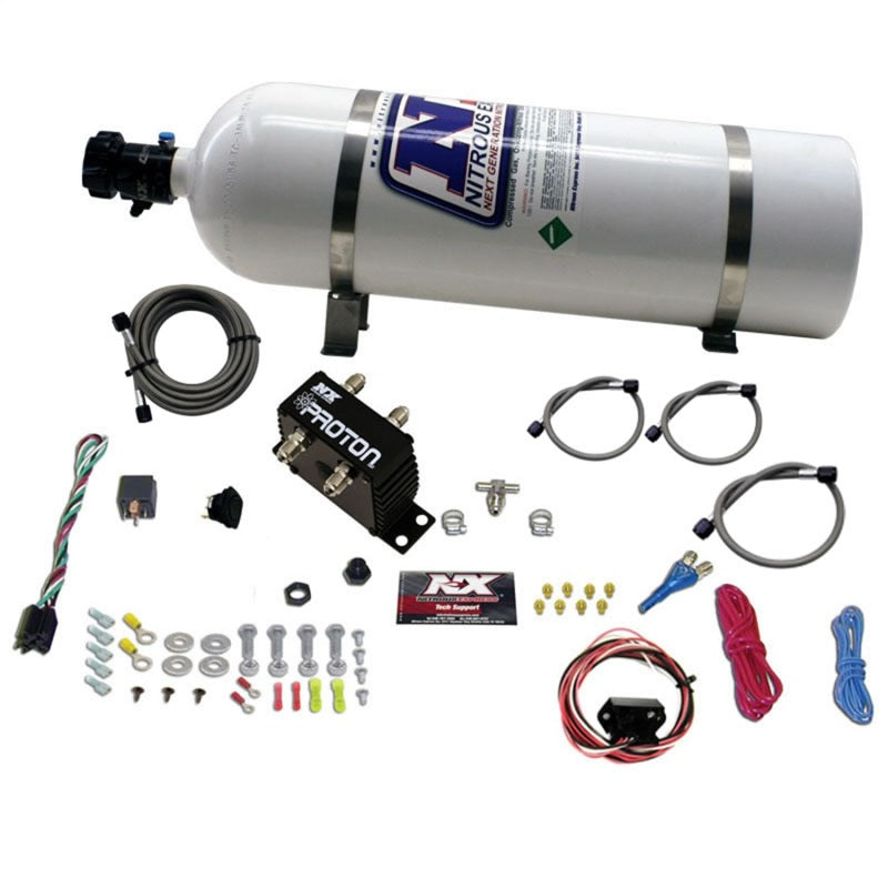 Nitrous Express Proton Fly By Wire Nitrous Kit w/15lb Bottle-thumbmail-2